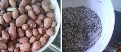 苔条挂霜花生的做法步骤5