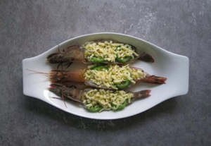 芝士焗虾的做法步骤8