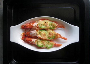 芝士焗虾的做法步骤9