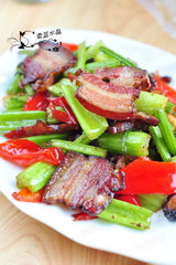 西芹炒腊肉