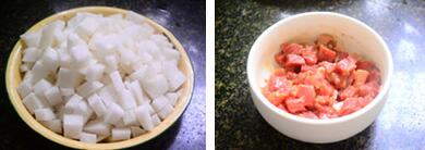 椒麻萝卜丁的做法步骤1