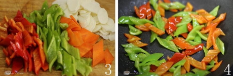 双椒素鸡翅的做法步骤3-4