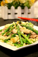 芦笋肉丝的做法