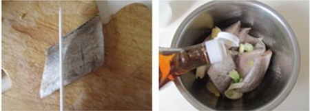 老干妈烧带鱼的做法步骤1-2