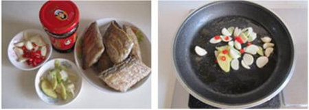 老干妈烧带鱼的做法步骤5-6