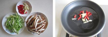 香干炒芹菜的做法步骤1-2