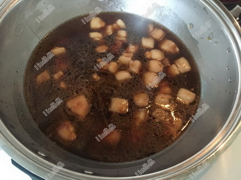 豆角烧肉的做法步骤4