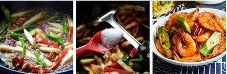 秋葵馋嘴虾的做法步骤7-8