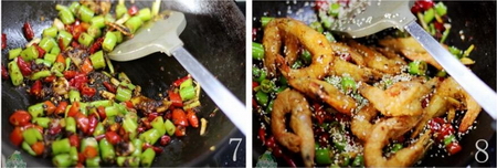 香辣干锅虾的做法步骤7-8