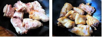 红烧猪脚的做法步骤3-4