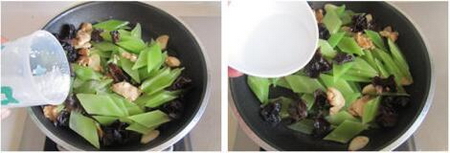 木耳莴苣炒鸡片的做法步骤7-8