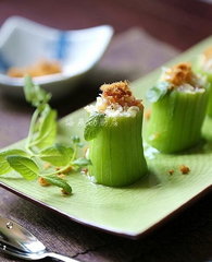 虾米火腿丝瓜酿的做法