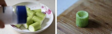 虾米火腿丝瓜酿的做法步骤3-4