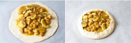 咖喱蘑菇鸡肉咸派的做法步骤9-10