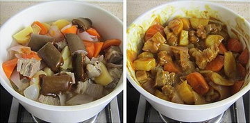 咖喱牛肉的做法步骤11-12