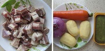 咖喱牛肉的做法步骤1-2