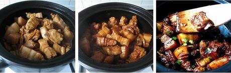 陈皮红烧肉的做法步骤7-9