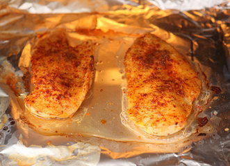 辣味鸡胸条的做法步骤8