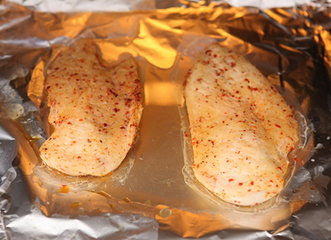 辣味鸡胸条的做法步骤6