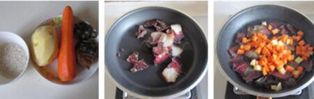 腊肉土豆焖饭的做法步骤1-3