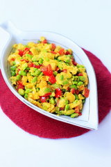 毛豆炒鸡蛋的做法