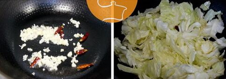 包菜炒花生的做法步骤3