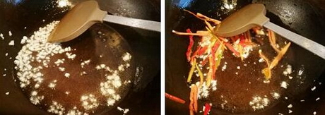 韭苔炒墨鱼干的做法步骤3