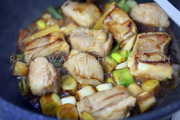 栗子烧排骨的做法步骤6