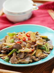 仔姜爆鸡胗的做法