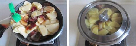 腊肉土豆片的做法步骤5-6