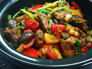 杂蔬干锅排骨的做法步骤