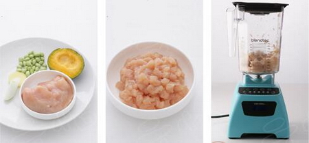 红烧鸡肉小丸子的做法步骤1-2