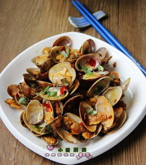 辣炒花蛤的做法