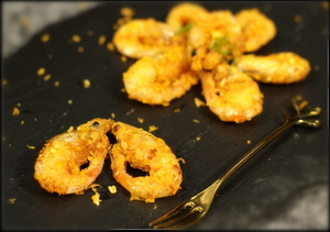 避风塘北极虾的做法步骤8