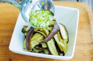 蒜泥茄子的做法步骤3