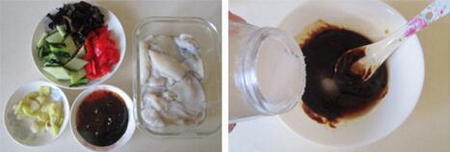 酱爆墨鱼仔的做法步骤1-2