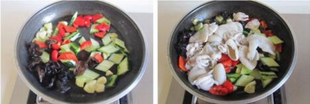 酱爆墨鱼仔的做法步骤5-6