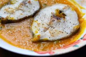 南瓜汁烩银鳕鱼的做法步骤5