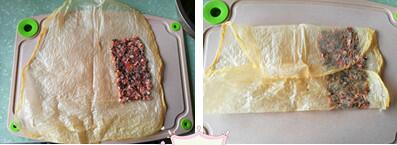 腐皮包肉的做法步骤3