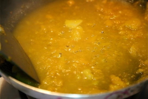 南瓜汁烩银鳕鱼的做法步骤4