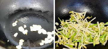 清炒花生芽的做法步骤3