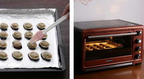 鲜虾糜酿茄片的做法步骤3-4