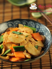 蚝油杏鲍菇鸡片的做法