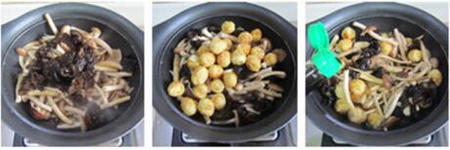虎皮鹌鹑蛋茶树菇的做法步骤4-6