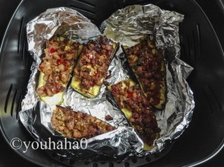 肉沫烤茄子的做法步骤7