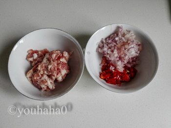 肉沫烤茄子的做法步骤4