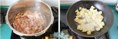 大盘鸡裤带面的做法步骤9-10