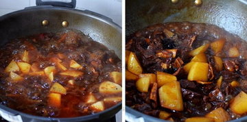 萝卜烧牛腩的做法步骤15-16