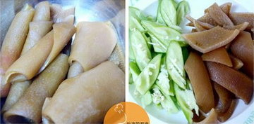 香辣尖椒炒肉皮的做法步骤1