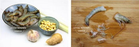 宫保虾仁的做法步骤1-2